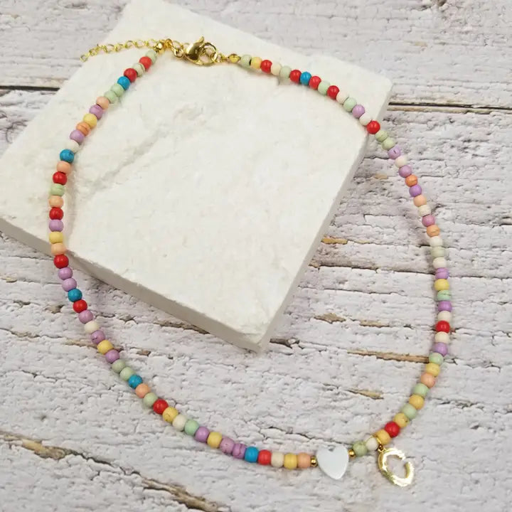 Initial Boho Necklace