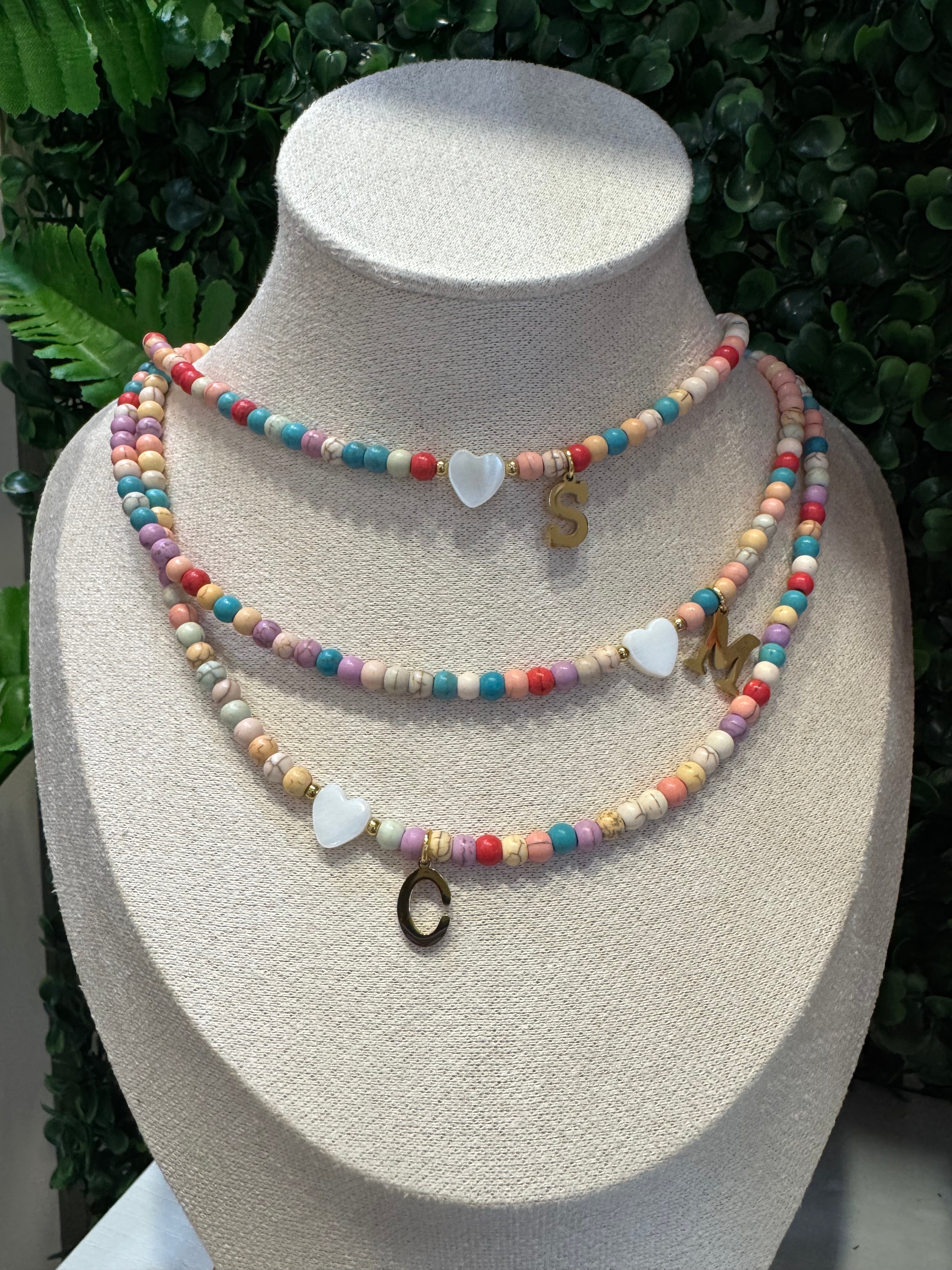 Initial Boho Necklace