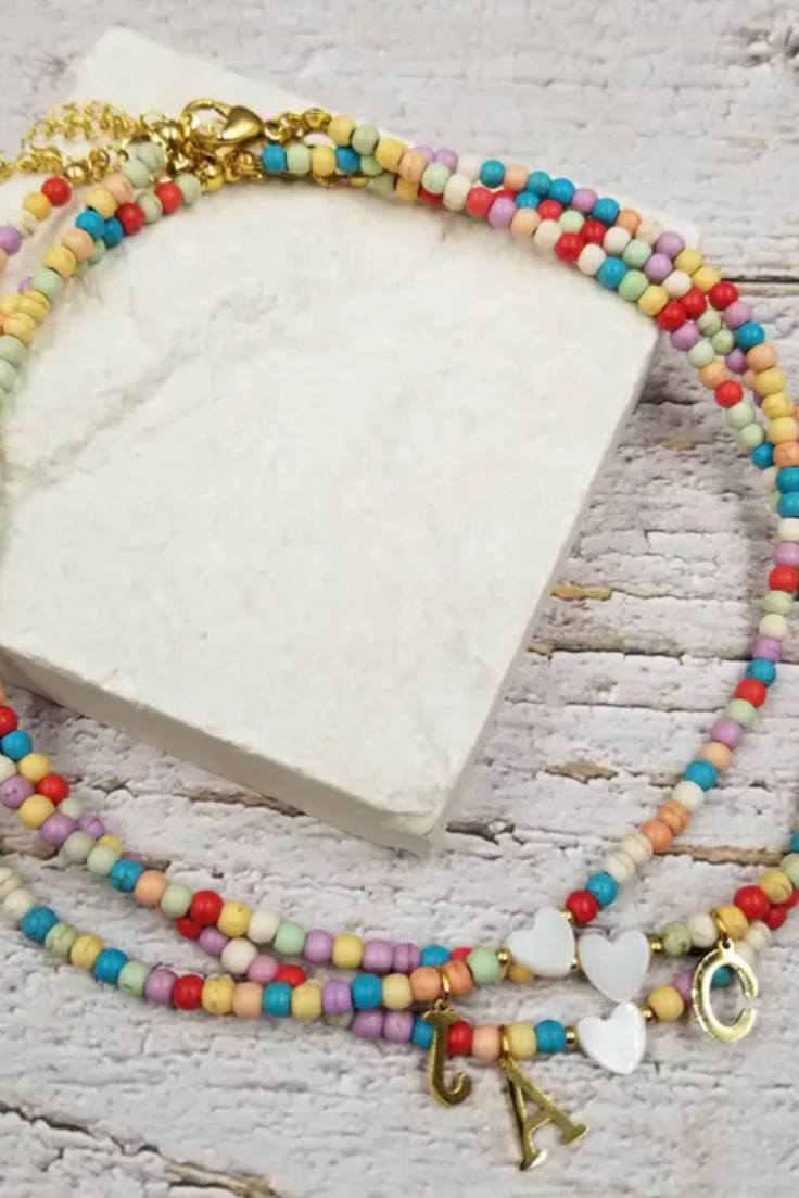 Initial Boho Necklace