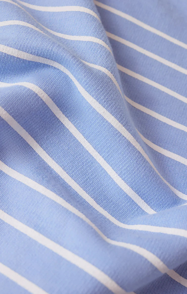 Weekender Stripe V Neck